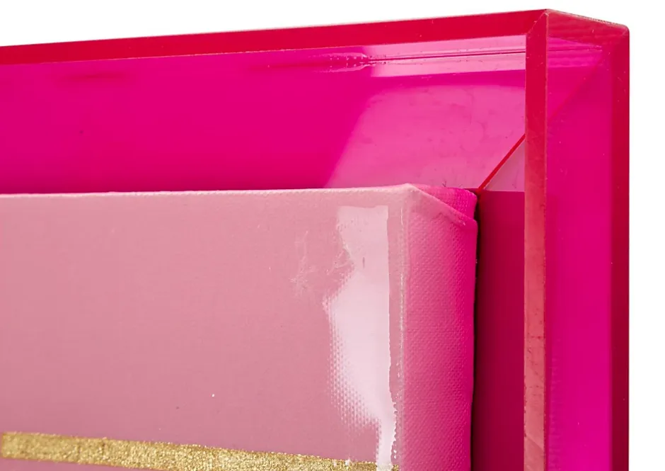 Impression sur toile laquée avec cadre acrylique cm 60x3,3x80-Mauro Ferretti Best