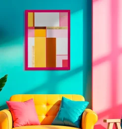 Impression sur toile laquée avec cadre acrylique cm 60x3,3x80-Mauro Ferretti Best