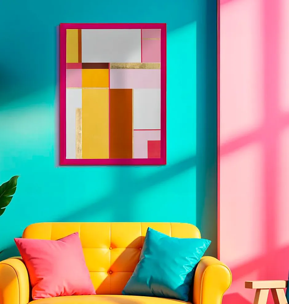 Impression sur toile laquée avec cadre acrylique cm 60x3,3x80-Mauro Ferretti Best