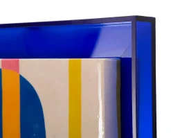 Impression sur toile laquée avec cadre acrylique cm 60x3,3x80-Mauro Ferretti Clearance