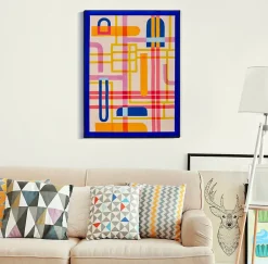 Impression sur toile laquée avec cadre acrylique cm 60x3,3x80-Mauro Ferretti Clearance