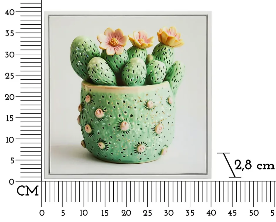 Mauro Ferretti Impression sur toile laquée avec cadre 40x2,8x40 cm