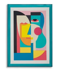 Impression sur toile laquée avec cadre acrylique cm 50x3,3x70-Mauro Ferretti Online