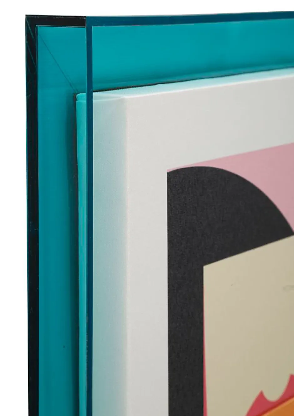 Impression sur toile laquée avec cadre acrylique cm 50x3,3x70-Mauro Ferretti Online