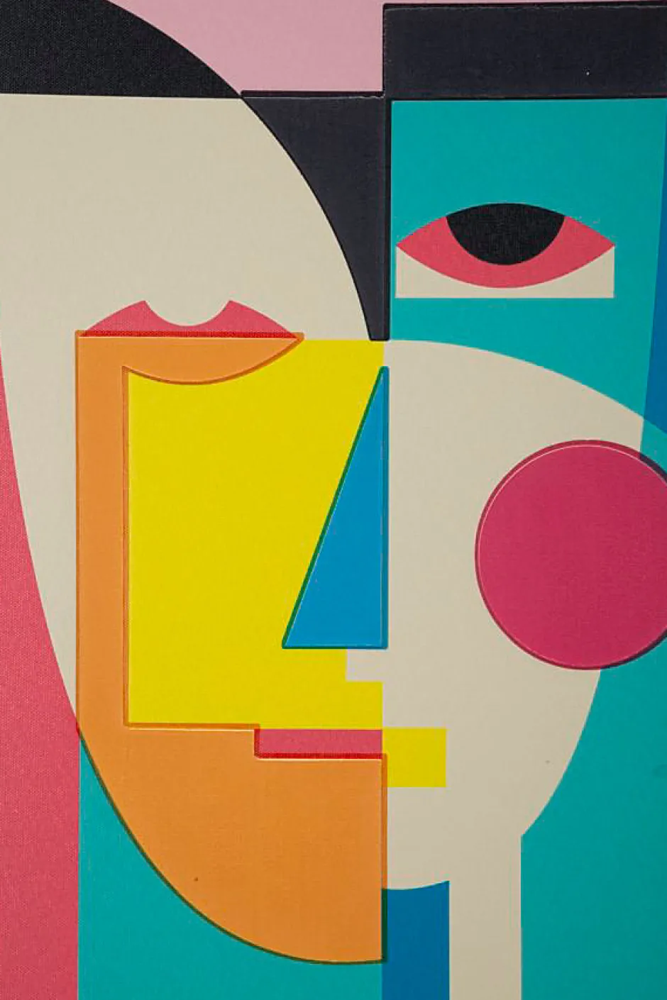 Impression sur toile laquée avec cadre acrylique cm 50x3,3x70-Mauro Ferretti Online