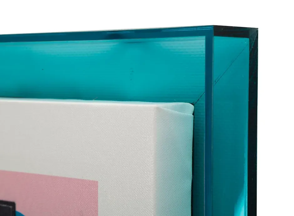 Impression sur toile laquée avec cadre acrylique cm 50x3,3x70-Mauro Ferretti Online