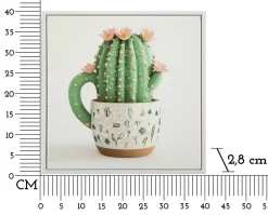 Mauro Ferretti Impression sur toile laquée avec cadre 40x2,8x40 cm