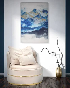 Impression sur toile multicolore paysage cm 80x3x120-Mauro Ferretti Clearance