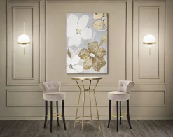 Impression sur toile multicolore fleur cm 80x3x120-Mauro Ferretti Hot