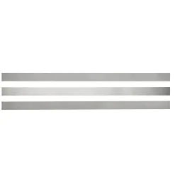 Insert inox adhésif 410 x 20 mm-GoodHome Outlet