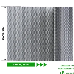 Isolant thermique a bulle double couche aluminium radiateur reflecteur 1x20m-Vounot Sale