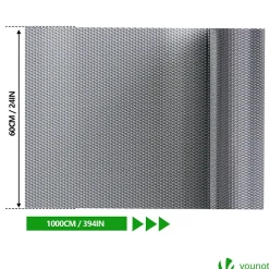 Isolant thermique a bulle double couche aluminium radiateur reflecteur 0.6x10m-Vounot Clearance