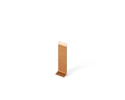 Jeu FI en acier inoxydable pour plinthe Cuivre satiné - 80mm x 30mm x 12mm-Ilcom Clearance