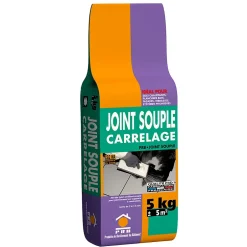 Joint Amélioré Souple Carrelage A74 Beige Tibet 5kg - Joint Haute Performance pour Murs et Sols Intérieur / Extérieur - Finition-Prb Discount