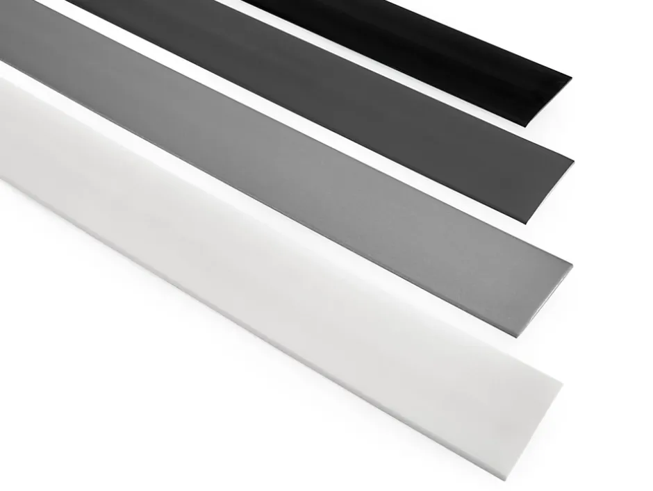 Quest Joint de dilatation en PVC 30x30mm, 5m flexible, bande de dilatation pour tous types de surfaces, noir