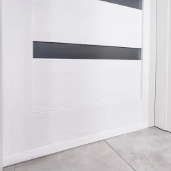 Quest Joint de dilatation en PVC 40x40mm, 5m flexible, bande de dilatation pour tous types de surfaces, graphite