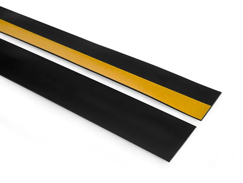 Quest Joint de dilatation en PVC 40x40mm, 5m flexible, bande de dilatation pour tous types de surfaces, noir