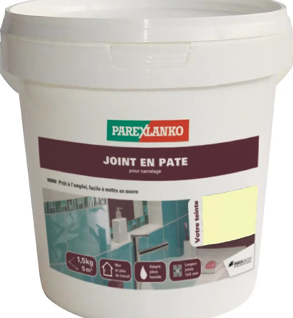 Joint en pâte 1,5 kg écru-Parexlanko Discount