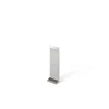 Ilcom Joint FI en acier inoxydable pour plinthe Argent poli - 100mm x 30mm x 12mm