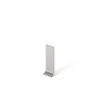 Joint FI en acier inoxydable pour plinthe Argent satiné - 80mm x 30mm x 12mm-Ilcom Outlet
