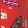 Parexlanko Joint pour plaquettes de parement intérieur et extérieur gris poudre 20kg