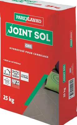 Joint sol hydrofugé gris 25 kg-Parexlanko Outlet