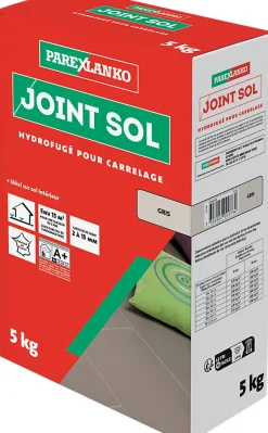 Parexlanko Joint sol hydrofugé gris 5 kg