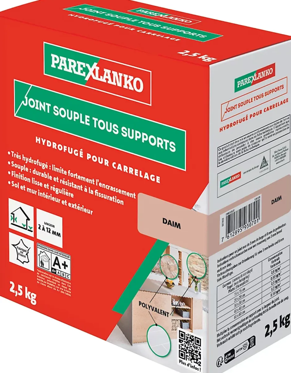 Joint souple tous supports daim 2,5 kg-Parexlanko New