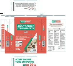 Joint souple tous supports béton 20 kg-Parexlanko New