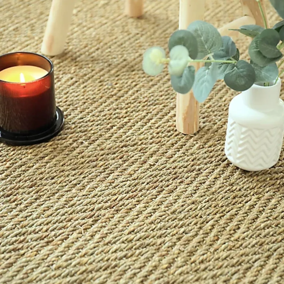 Jonc de mer - Bihar - Fin chevron - Rouleau de 2m x 18m-Décoweb