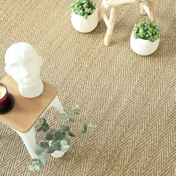 Jonc de mer - Bihar - Fin chevron - Rouleau de 2m x 5m-Décoweb New