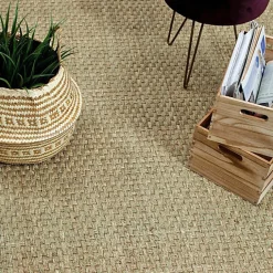 Décoweb Jonc de mer - Paro - Fin Natté 4x4 - Rouleau de 2m x 1m