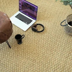 Décoweb Jonc de mer - Paro - Fin Natté 4x4 - Rouleau de 2m x 9m