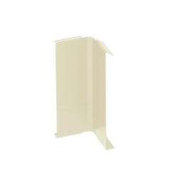 Jonction angle rentrant pour profilé clipsable - Blanc Perle RAL 1013 --Jouplast Sale