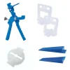 Kit 301 pcs de Pose Carrelage 100 Croisillons 1 mm Autonivelants + 1 Pince + 100 Cales + 100 pcs Bagues de Protection - Diamwood-Diamwood Expert En Equipement Online