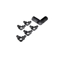 Kit angle variable pour tubes et main courante Prestio anthracite RAL7016-Kordo New