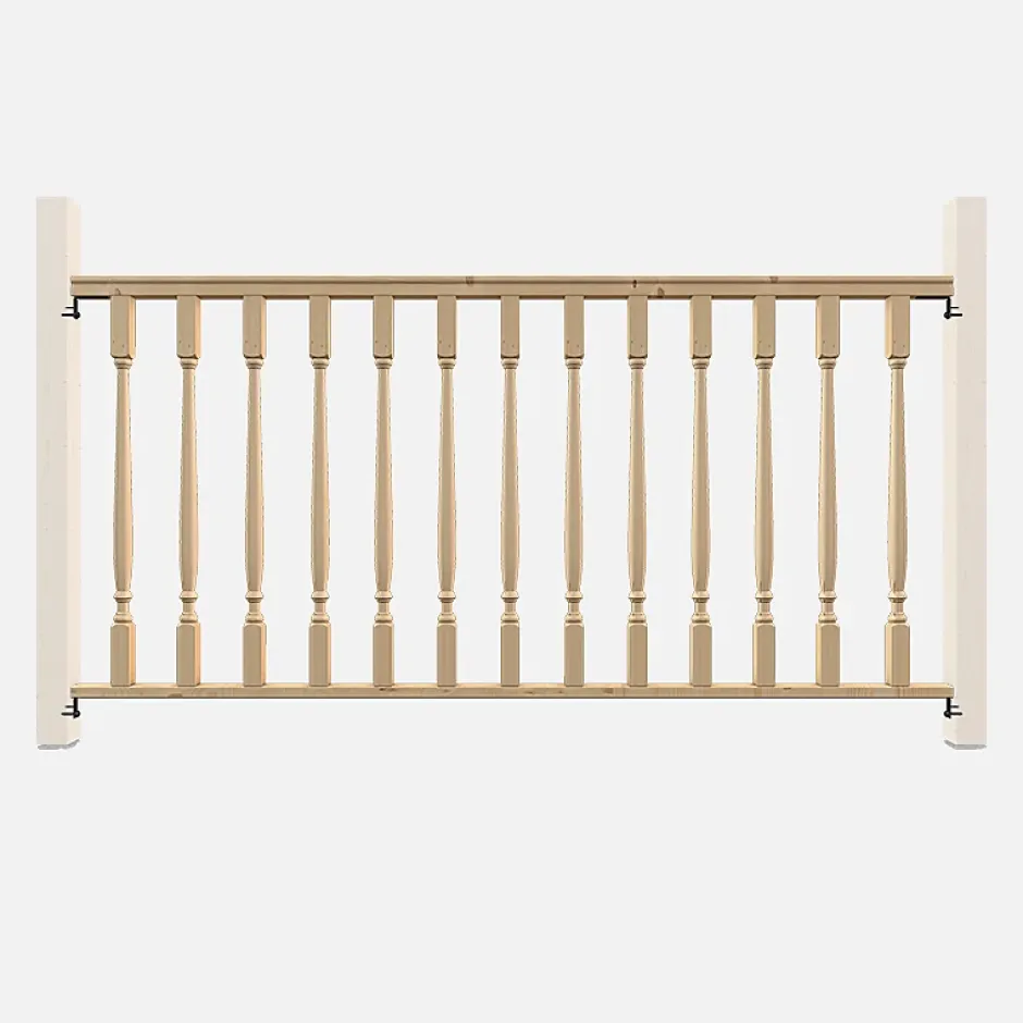 Kordo Kit balustres pour garde-corps bois 1,93m, Royal