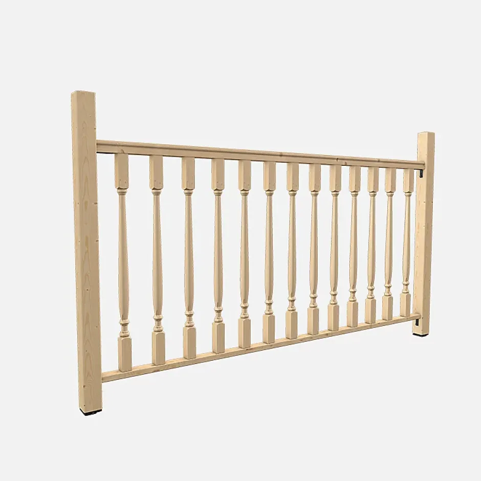 Kordo Kit balustres pour garde-corps bois 1,93m, Royal