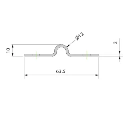 Kit coulissant 12 mm - rails 4 x 1,95 m pour portail de 4 m - 400 kg-Slid’Up By Mantion Online