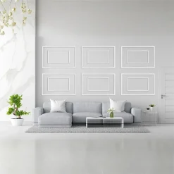 Kit de 2 cadres muraux (8 pièces) DP1 et DP1 mini 39x65+65x99, polystyrène dur antichoc, prêt à poser.-Deccart Best