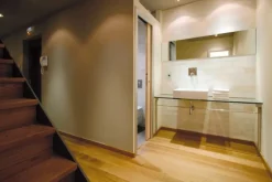 Kit de finition en pin pour porte en bois à galandage