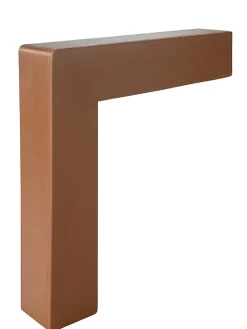 KIT de finition pour escaliers en PVC, marron, 1m-Quest Hot