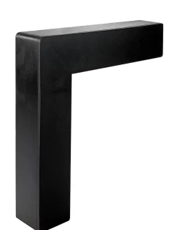 KIT de finition pour escaliers en PVC, noir, 1m-Quest Discount