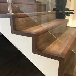 KIT de finition pour escaliers en PVC, beige, 1m-Quest Outlet