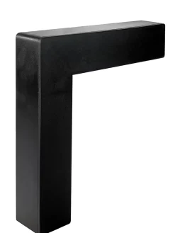 KIT de finition pour escaliers en PVC, noir, 1m-Quest Discount