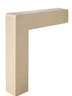 KIT de finition pour escaliers en PVC, beige, 1m-Quest Discount