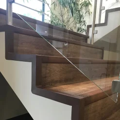 Quest KIT de finition pour escaliers en PVC, gris foncé, 1m