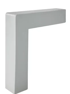 Quest KIT de finition pour escaliers en PVC, gris, 1m