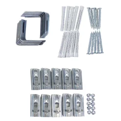 Acbat Kit de fixation pour pose en applique de fenêtre et porte fenêtre 100-120 mm