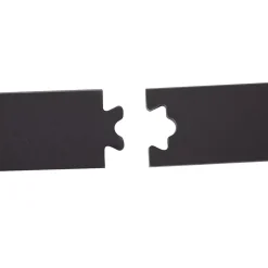 Kit de porte coulissante compatible porte ép. 35-45 ou 40-45 mm longueur rail 1,83 m charge max. 100 Kg acier brun-Homcom Sale